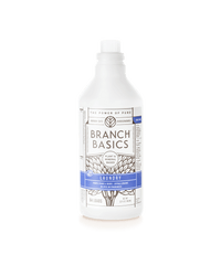 A refillable Plastic Laundry bottle, used to dilute and dispense Branch Basics Concentrate with water, displayed on a transparent background. - Thumbnail View 1
